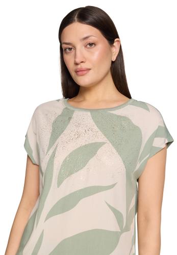 Casual-Shirt L Lässig - Nature/Green