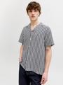 JORMONTAUK CROCHET SHIRT SS SA26 LN L Locker geschnitten - Sky Captain