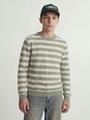 JORGREENE KNIT STRUCTURE CREW NECK JNR 176 Locker geschnitten - Sea Salt