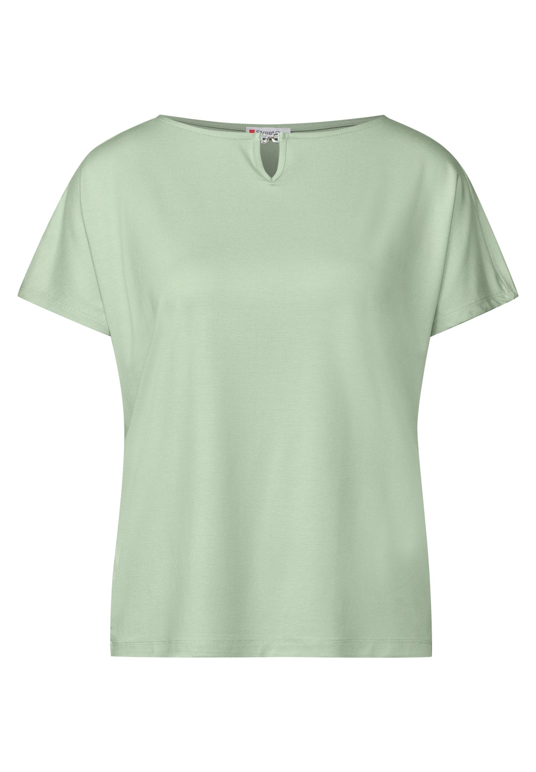 Shirt mit Cut-Out 38 - Soft Jade Green