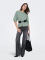 ONLLOYAL 2/4 O-NECK KNT NOOS XL Knit Fit - Chinois Green