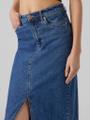 VMVERI HR CALF DENIM SKIRT GA MIX N