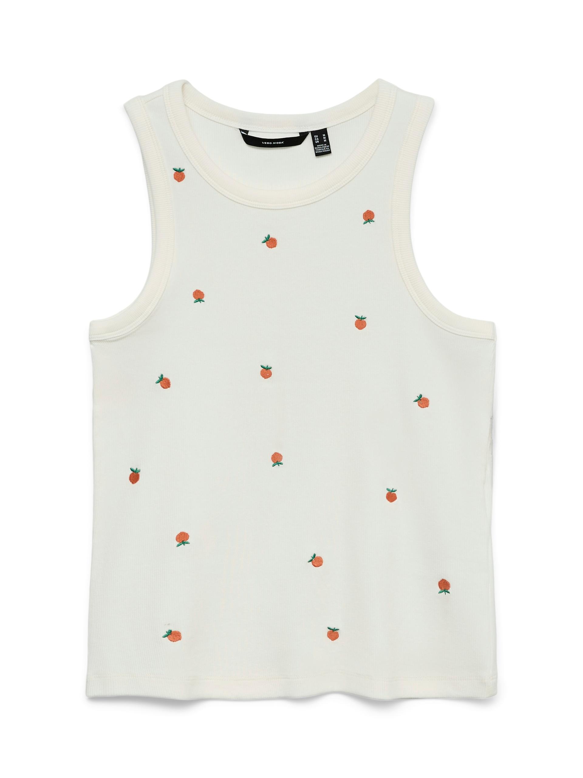 VMNAJA TANK TOP BOX JRS L Slim Fit - Snow White