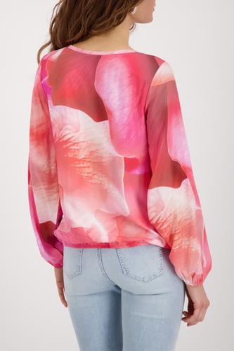 Bluse mit Allover-Muster 44 - Spring Flower Gemustert
