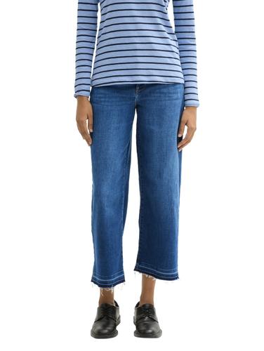 TTNELMA CULOTTE Jeans 30/28 Culotte Fit - Clean Mid Stone Blue Denim