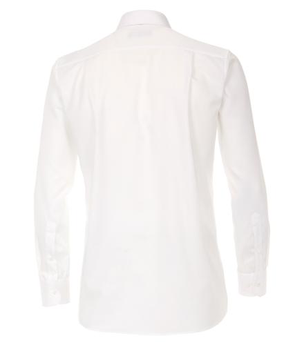 Twill Hemd uni 006880 42 Comfort Fit - Weiss