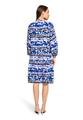 Stufenkleid 42 Ausgestellt - Blau/beige