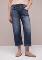 High Waist Wide Leg Jeans im Loose Fit 32/7/8 Hosen - Dark Blue Wash