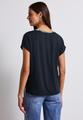 V-Neck Shirt mit Snake Print 38 - Arona Blue
