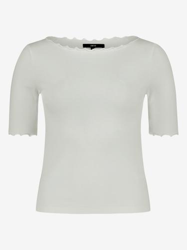 Halbarm-Shirt mit U-Boot-Ausschnitt