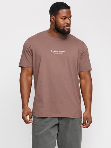 JORVESTERBRO TEE SS CREW NECK NOOS PLS EU2XL US1L Locker geschnitten - Deep Taupe