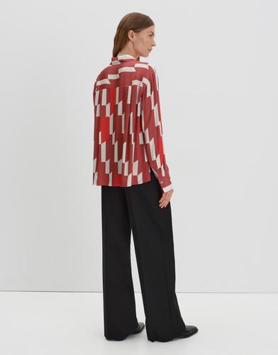 Hemdbluse "Zinnova" - Rot / 38