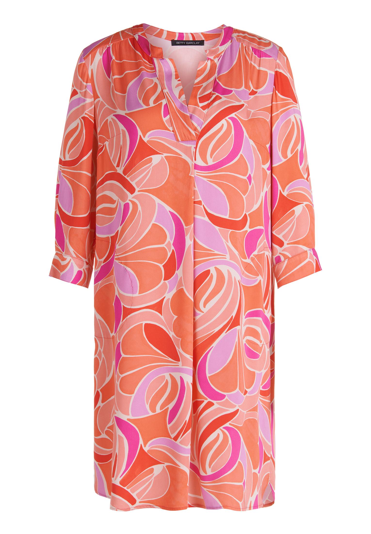 Blusenkleid 38 Lässig - Red/rosè