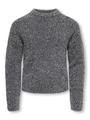 KOGPIUMO GLITTER L/S O-NECK KNT 146/152 Normal geschnitten - Black