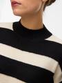 VMINEZ LS HIGHNECK SHORT PULLOVER BOO XL Normal geschnitten - Black