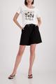 T-Shirt mit Frauenzeichnung 44 - Cream