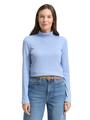 Langarmshirt mit Rollkragen