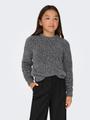 KOGPIUMO GLITTER L/S O-NECK KNT 146/152 Normal geschnitten - Black