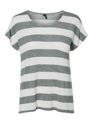 Vero Moda Rundhalsshirt »VMWIDE« im Blockstreifen-Dessin