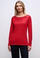 Basic Langarmshirt 42 - Racing Red