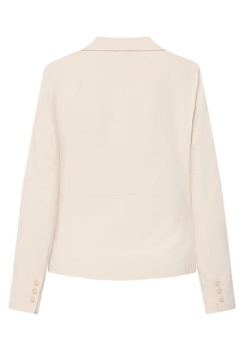 Klassischer Blazer 38 Tailliert - Grau