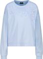Sweatshirt mit 3D-Blumen 46 - Light Sky