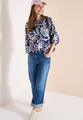 3/4-Arm Bluse mit Multicolor Print S - Universal Blue