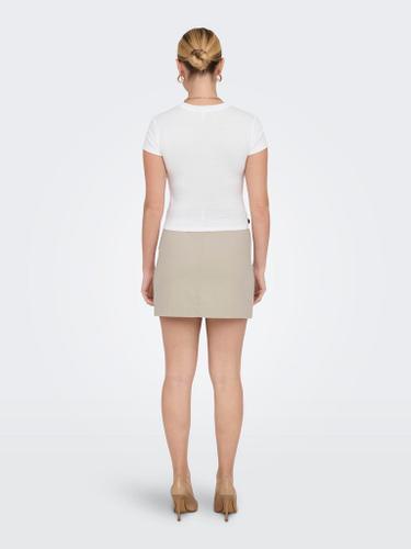 ONLELINA S/S O-NECK SHORT TOP JRS NOOS