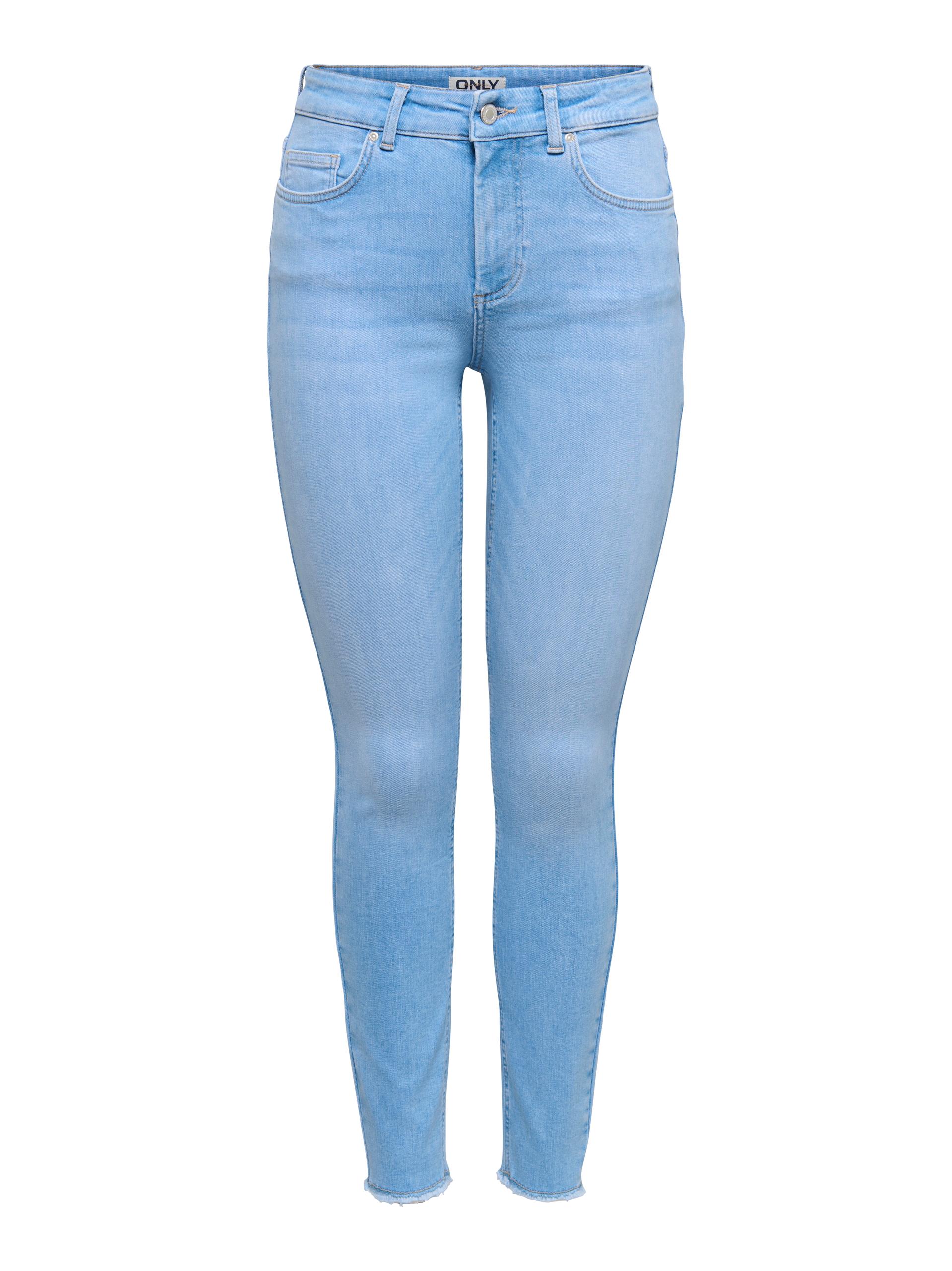 ONLBLUSH MID SK ANK RW DNM REA130 NOOS L/30 Skinny Fit - Light Blue Denim