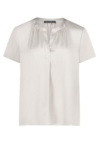 Satin-Bluse