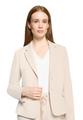 Klassischer Blazer 38 Tailliert - Grau