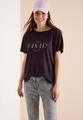 Dropped Shoulder Shirt in Leinen-Optik M - Rich Burgundy