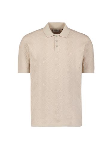 Pullover Short Sleeve Polo Relief L Regular Fit - Desert