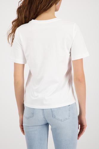 T-Shirt mit 3D-Blumen