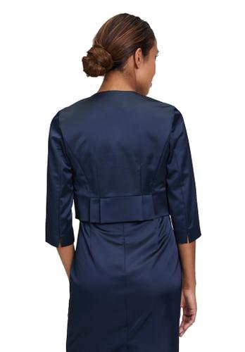 Bolero-Jacke Blau 48
