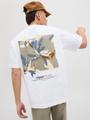 JORVARENNA PAINTED BACK TEE SS CREW NECK XXL Locker geschnitten - Bright White