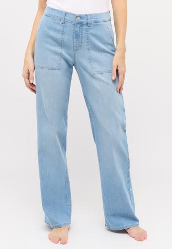 3502568-355 LIZ URBAN 42/30 WIDE LEG - Bleached Blue Used