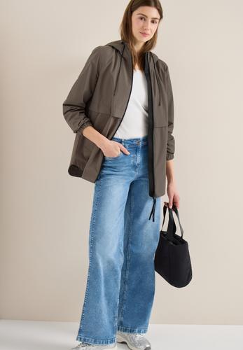 Jacke in A-Linie S - Mocha Taupe