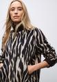 Fake Fur Zebra Blouson 42 - Deep Roast Brown