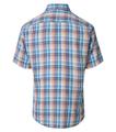 Leinenhemd Kurzarm L Casual Fit Short - Türkis