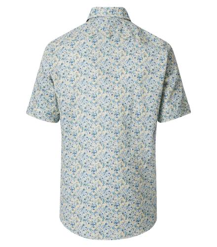 Leinenhemd Kurzarm XL Casual Fit - Grün