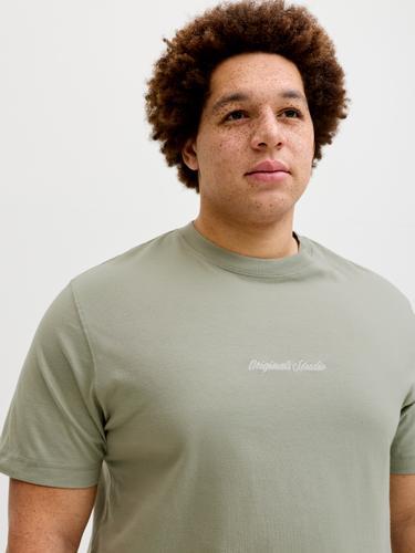 JORNORREBRO EMB TEE SS CREW NECK PLS EU5XL US3XL Normal geschnitten - Seagrass
