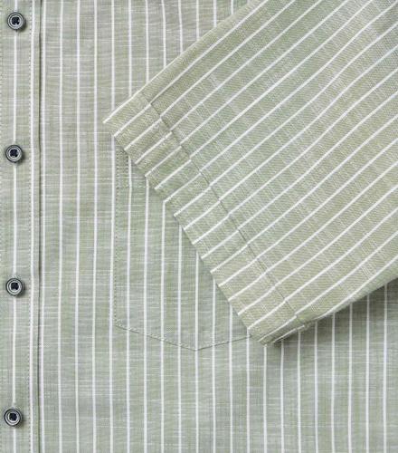 Freizeithemd Kurzarm XXL Casual Fit - Grün