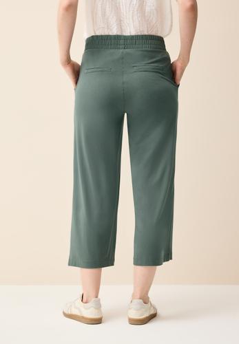 Wide Leg Jersey-Hose S/3/4 Hosen - Balmy Khaki