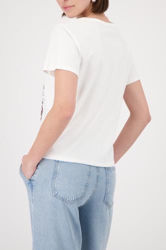 T-Shirt mit City-Print 38 - Cream