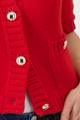 Strickjacke mit Knöpfen 36 - Red
