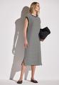 Gestreiftes Kleid 38 - Black