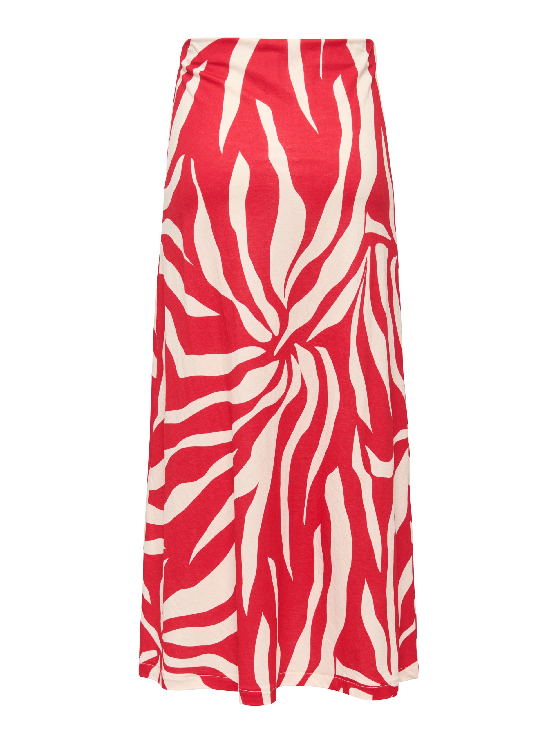 ONLCHIGO SAKURA LONG SKIRT WVN M - Barbados Cherry