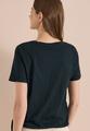 Shirt im Ausbrenner-Look mit Wording