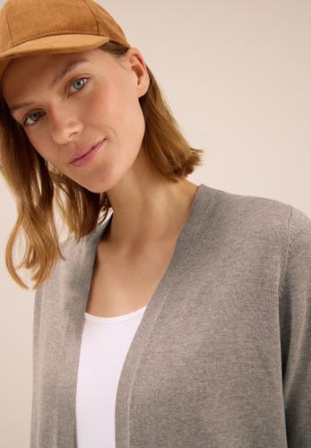 Offene Strickjacke S - Toffee Cream Melange